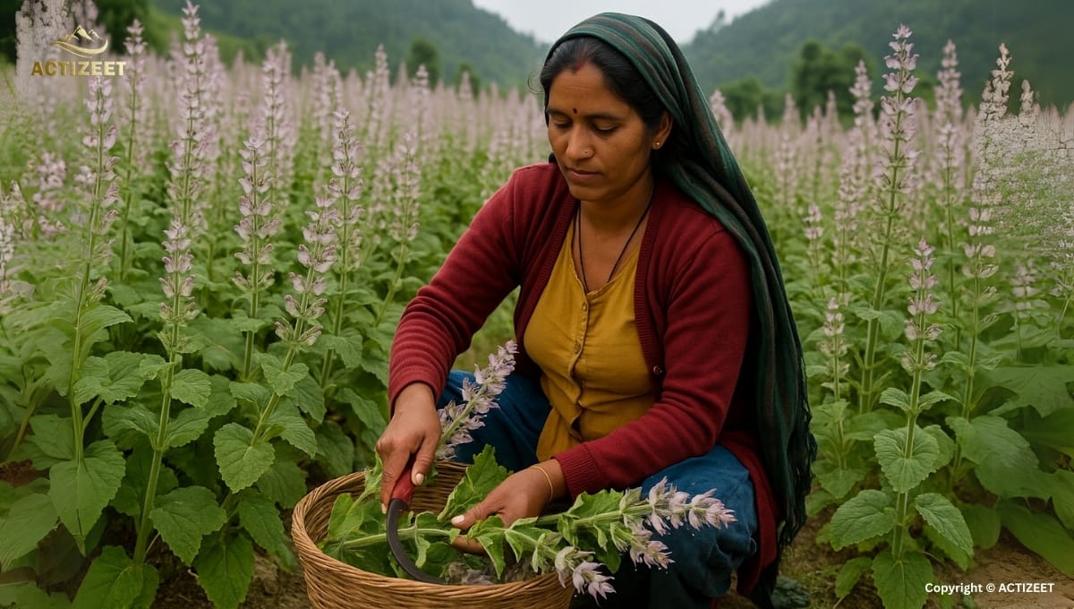 Clary Sage Sourcing - From Himalayan Farms to Harmonizing Wellness 8 Clary sage Sourcing