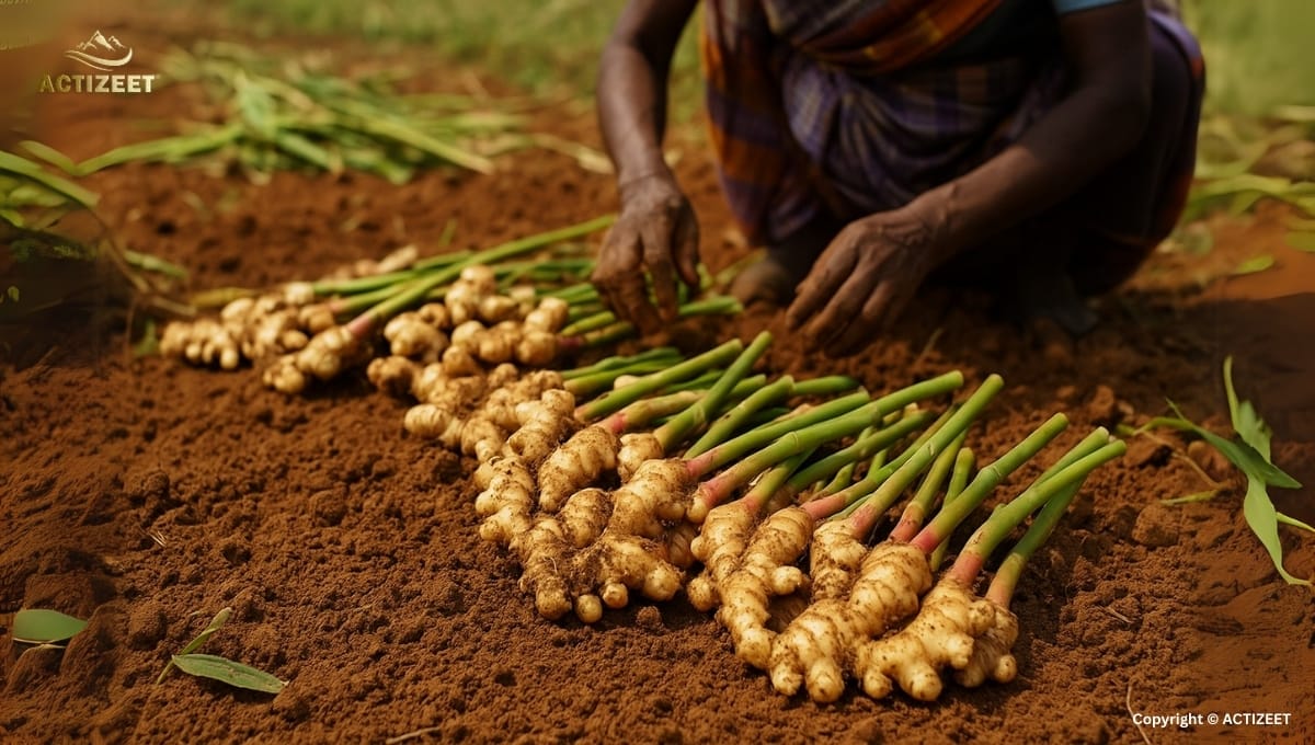 Ginger Sourcing - From Indian Soil to Warming Wellness in a Bottle 3 Ginger Sourcing