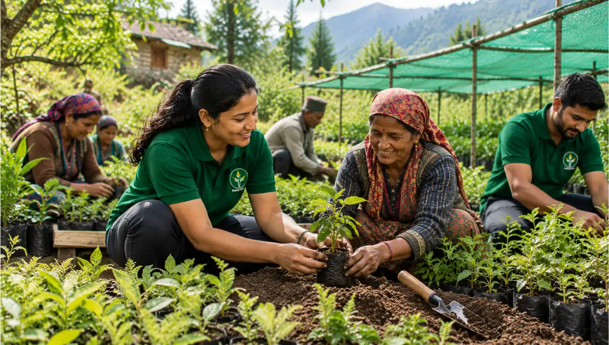 How I Helped Set Up a Herbal Nursery