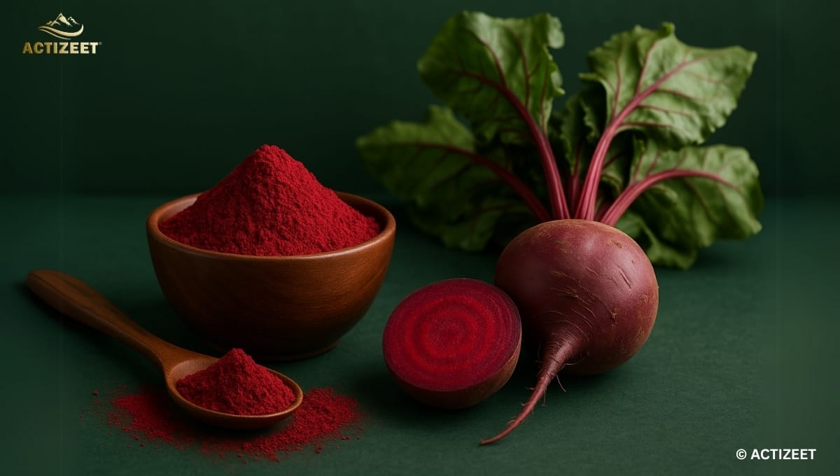 Beetroot powder for blood circulation