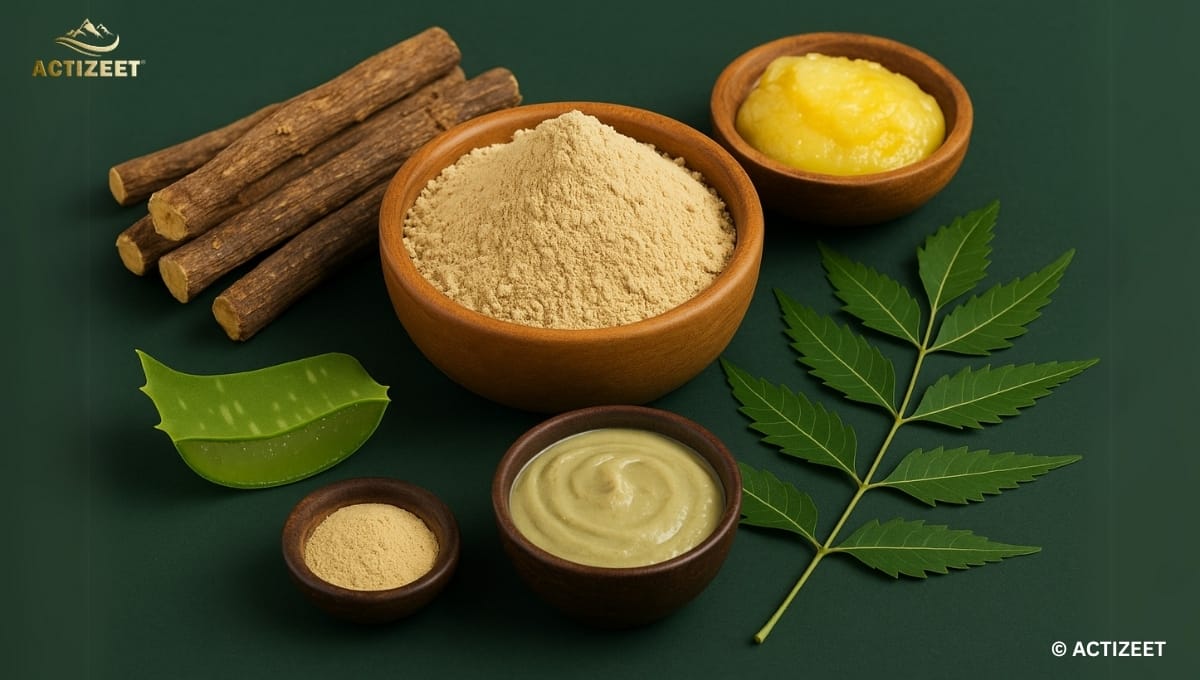 Mulethi for eczema
